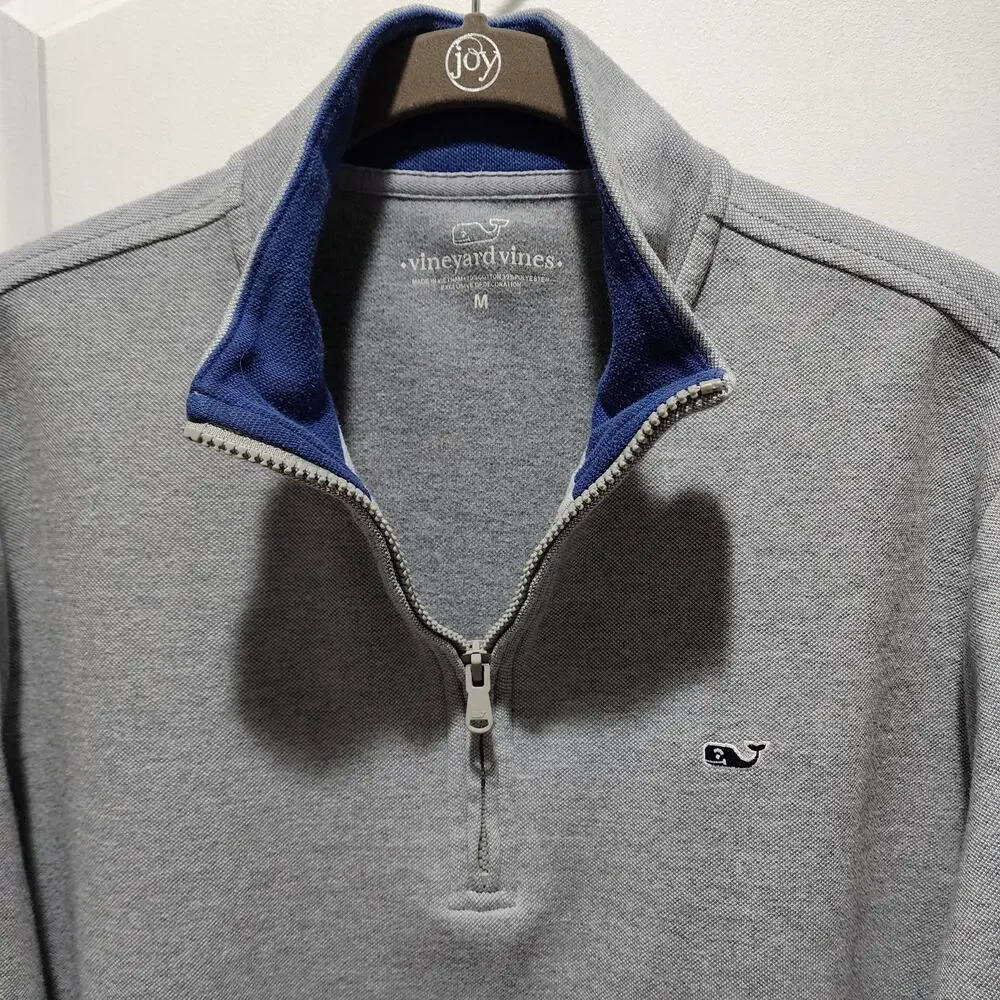 Vineyard Vines Quarter Zip Performance Pullover Shirt M - Picture 8 of 8